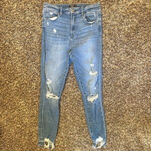 Abercrombie & Fitch Simone High Rise Ankle Jeans 27 Short